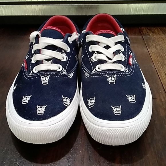 Vans Blue Suede Leather Skateboard Pro Mens 6 - Picture 5 of 9